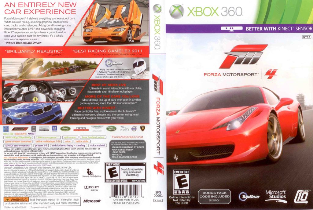 Forza 4 - Microsoft Xbox 360 (1-2) video game collectible - Main Image 2