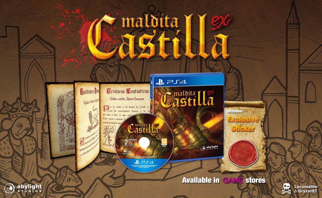 Maldita Castilla - Sony PlayStation 4 (PS4) (Abylight - 1) video game collectible [Barcode 742832367882] - Main Image 2