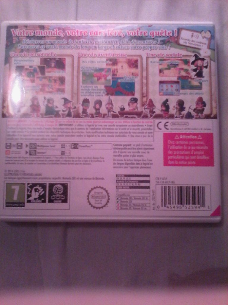 Fantasy Life - Nintendo 3DS (Nintendo - 1) video game collectible [Barcode 045496525941] - Main Image 2