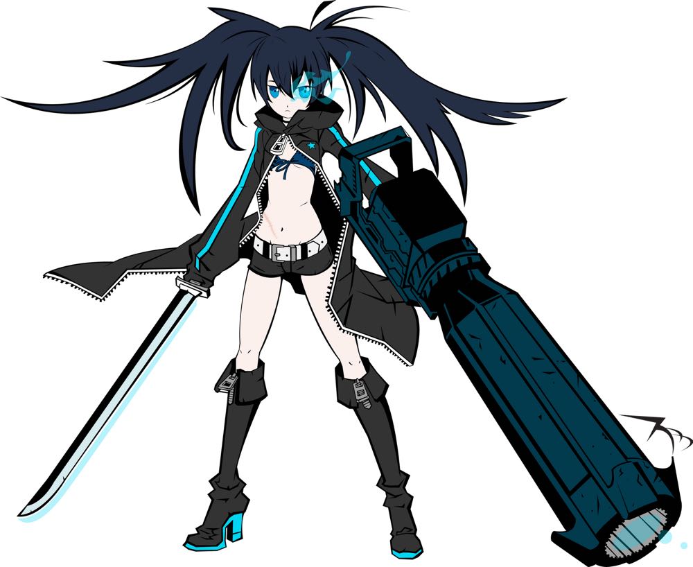 Black Rock Shooter - Sony PlayStation Portable (PSP) (Image Epoch - 1) video game collectible [Barcode 4580320630041] - Main Image 3