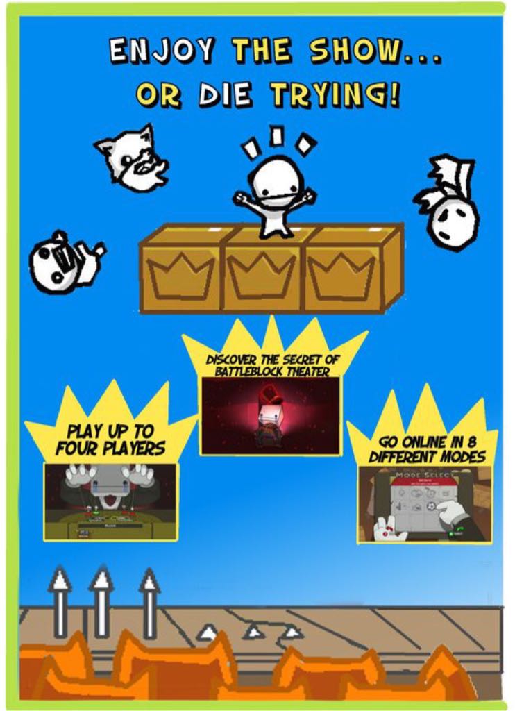 Battleblock Theater - Microsoft Xbox Live Arcade (XBLA) (Microsoft Studios - 1-4) video game collectible - Main Image 2