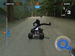 ATV Quad Power Racing - Sony PlayStation (Acclaim Entertainment - 2) video game collectible [Barcode 021481212003] - Main Image 4