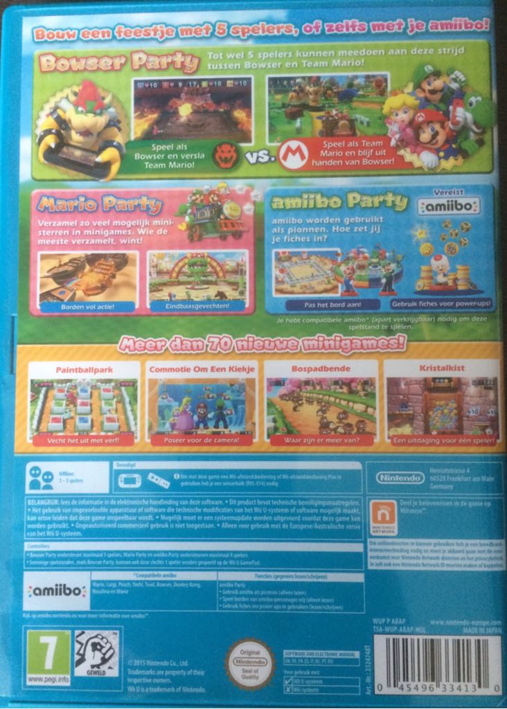 Mario Party 10 Disc Only - Nintendo Wii U video game collectible [Barcode 045496334130] - Main Image 2