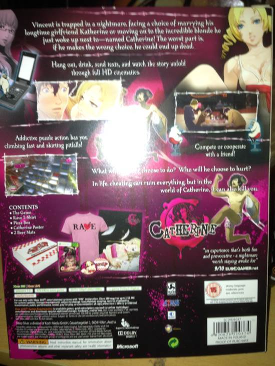 Catherine - Stray Sheep Edition - Katherine Sleeve - Microsoft Xbox 360 (Atlus - 1) video game collectible [Barcode 4020628510374] - Main Image 2