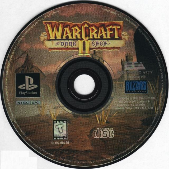 Warcraft II: The Dark Saga - Sony PlayStation (Electronic Arts/EA Games - 1) video game collectible [Barcode 014633077957] - Main Image 3