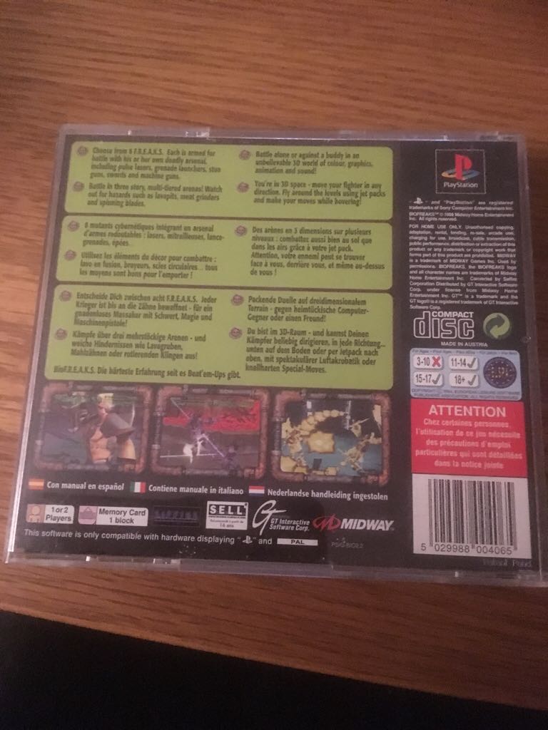 Biofreaks - Sony PlayStation video game collectible - Main Image 2