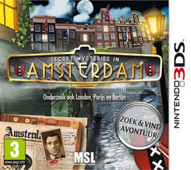 Secret Mysteries In Amsterdam - Nintendo 3DS video game collectible - Main Image 1