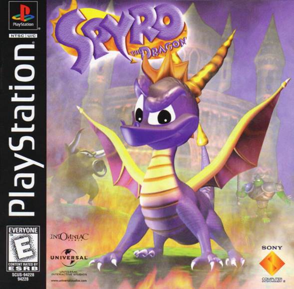 Spyro The Dragon (ps1) - Sony PlayStation Network (PSN) video game collectible - Main Image 1