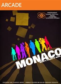Monaco - Microsoft Xbox Live Arcade (XBLA) video game collectible - Main Image 1