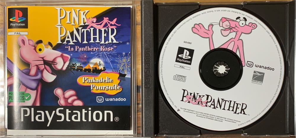 Pink Panther Pinkadelic Poursuite - Sony PlayStation (Wanadoo) video game collectible [Barcode 3563650076049] - Main Image 3