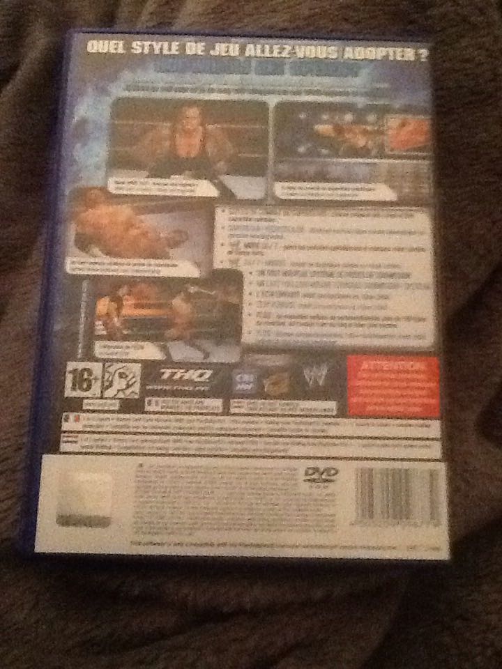 WWE Smackdown Vs. Raw 2008 - Sony PlayStation 2 (PS2) (THQ - 1-2) video game collectible [Barcode 4005209098779] - Main Image 2