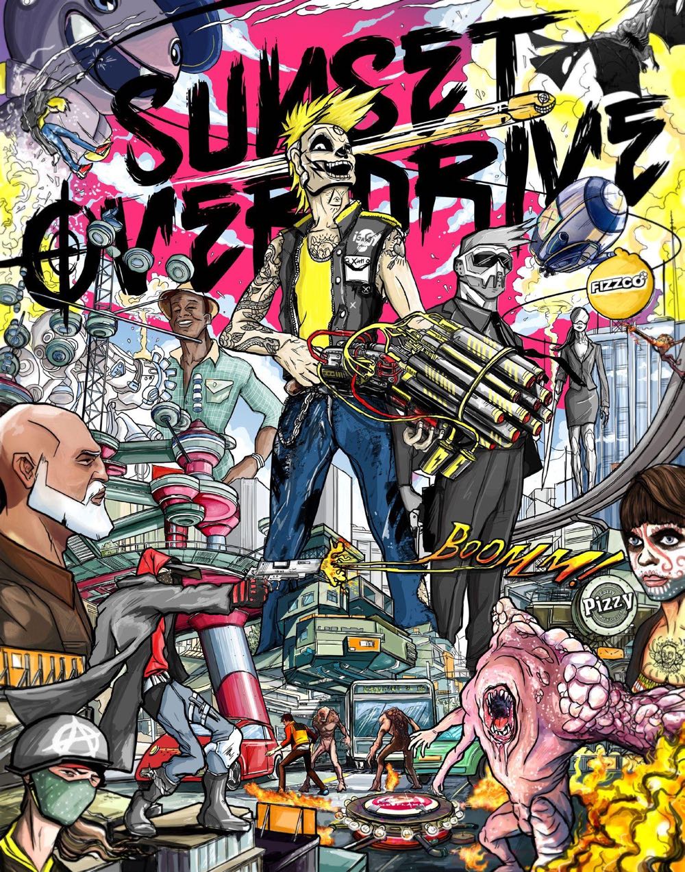 Sunset Overdrive - Microsoft Xbox One (Microsft Studios - 1) video game collectible [Barcode 885370848885] - Main Image 4