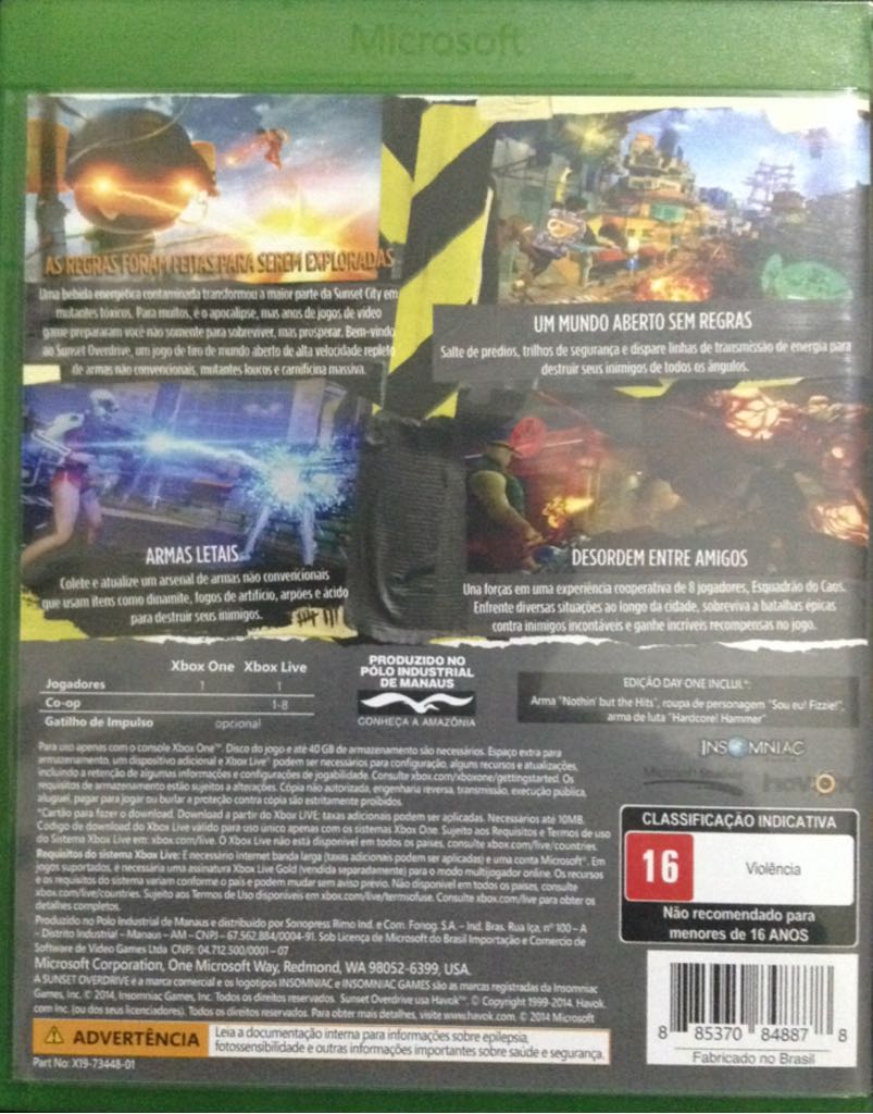 Sunset Overdrive - Microsoft Xbox One (Microsoft  Studios - 8) video game collectible - Main Image 2