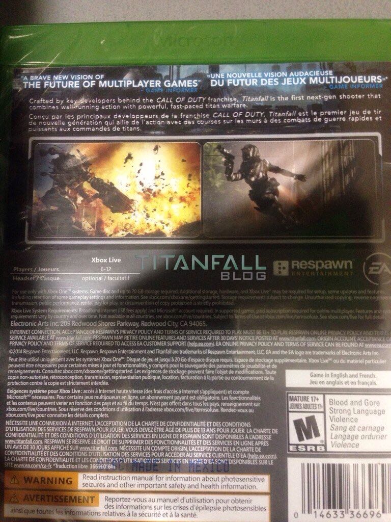 Titanfall - Microsoft Xbox One video game collectible - Main Image 2