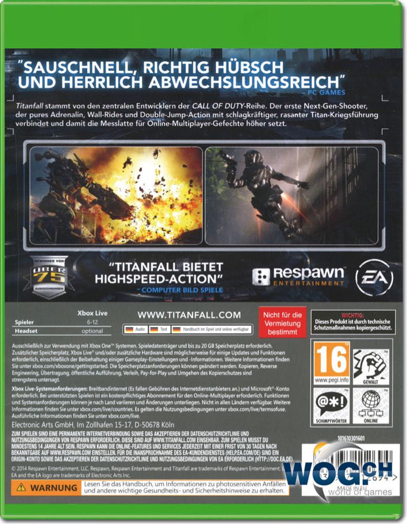 Titanfall - Microsoft Xbox One ((EA) Electronic Arts) video game collectible - Main Image 2