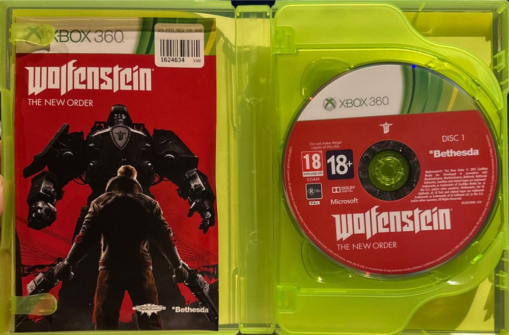 Wolfenstein: The New Order - Microsoft Xbox 360 (Activision Blizzard - 1) video game collectible [Barcode 093155148819] - Main Image 3