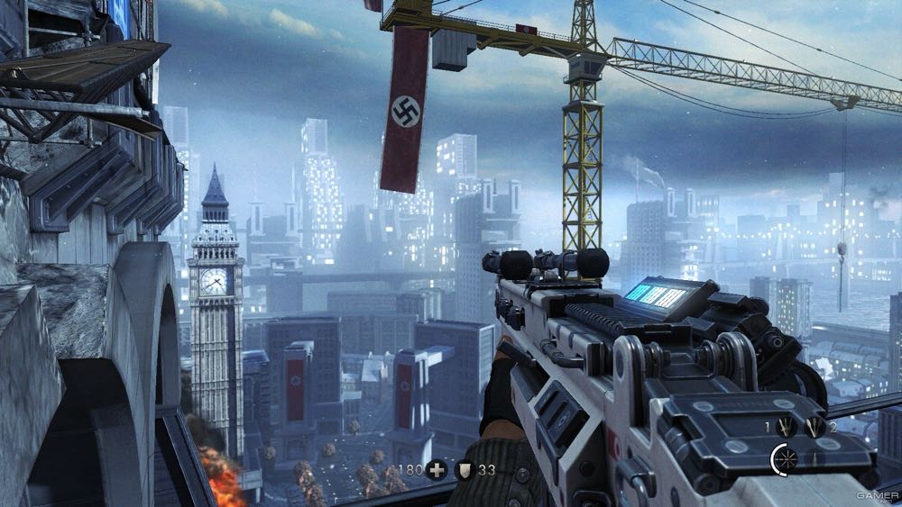 Wolfenstein: The New Order - Microsoft Xbox One (Bethesda - Single) video game collectible [Barcode 093155778818] - Main Image 3