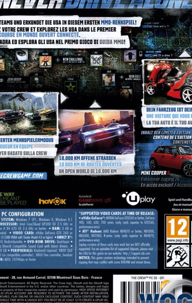 The Crew - Microsoft Xbox One video game collectible - Main Image 2