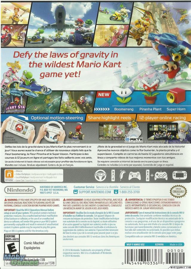 Mario Kart 8 - Nintendo Wii U (Nintendo - 1-12) video game collectible - Main Image 2