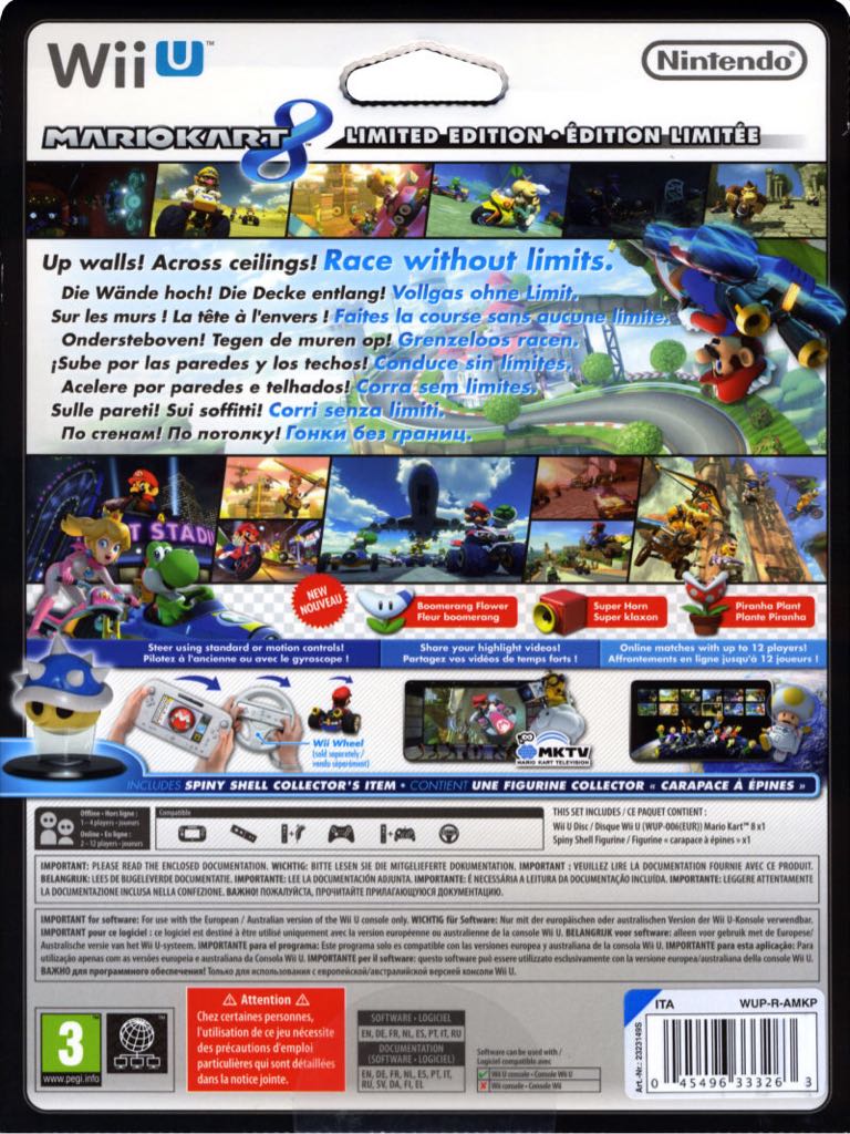 Mario Kart 8 - Nintendo Wii U video game collectible - Main Image 2