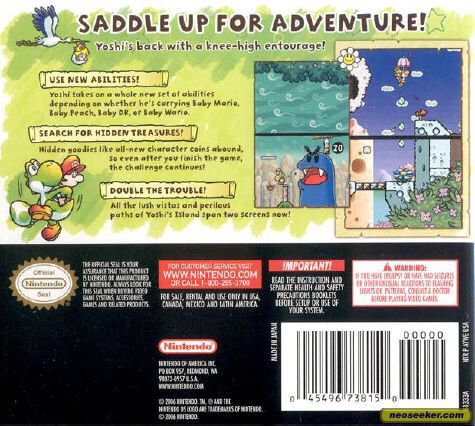 Yoshi’s New Island - Nintendo 3DS (Nintendo - 2) video game collectible [Barcode 045496525149] - Main Image 2