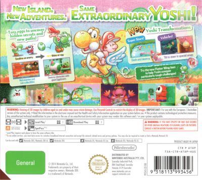 Yoshi’s New Island - Nintendo 3DS (Nindendo - 1) video game collectible [Barcode 045496743857] - Main Image 2