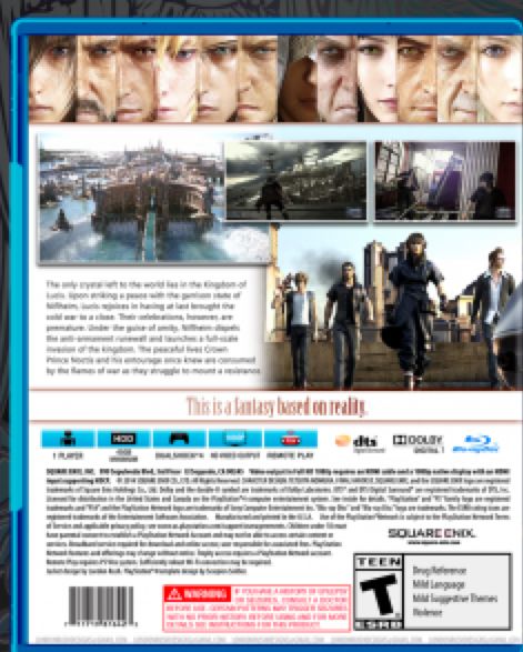 Final Fantasy XV - Nintendo Wii U (Square Enix - 1) video game collectible - Main Image 2