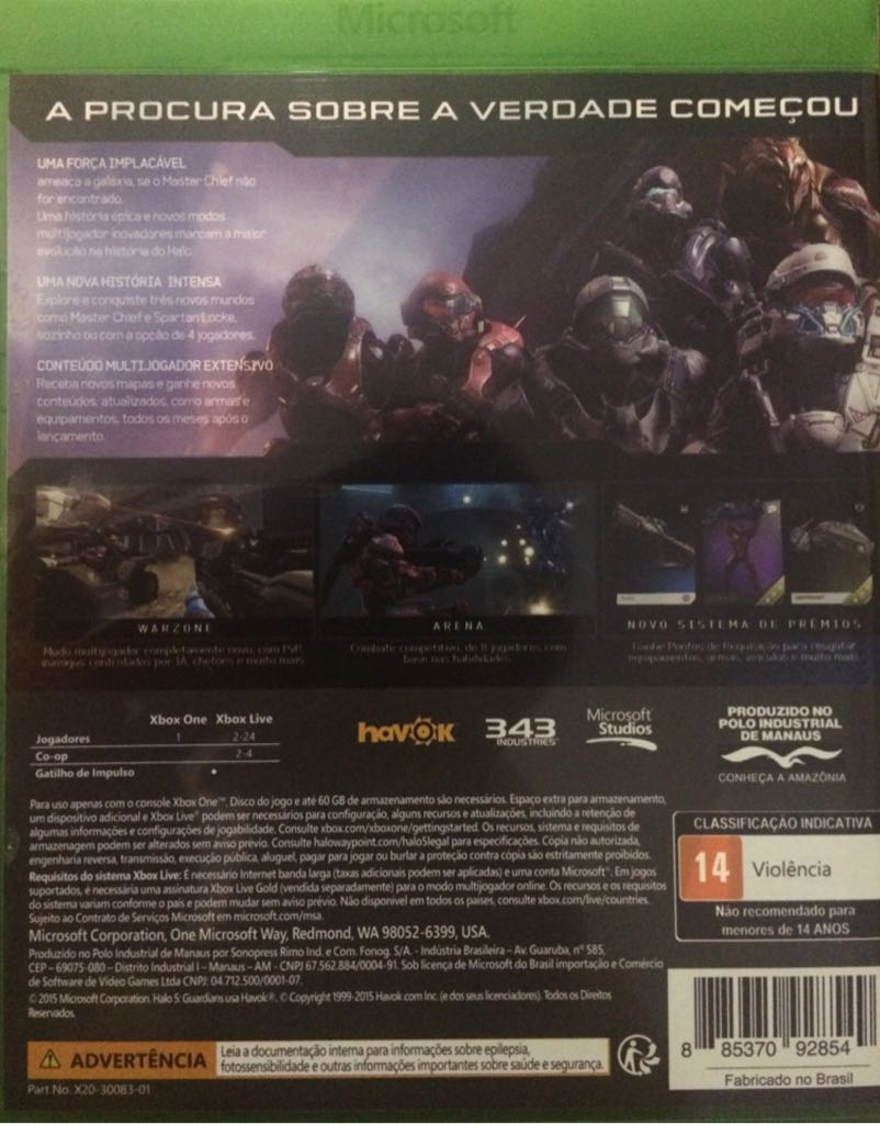 Halo 5 - Microsoft Xbox One (Microsoft Studios - 1-24) video game collectible [Barcode 885370928549] - Main Image 2