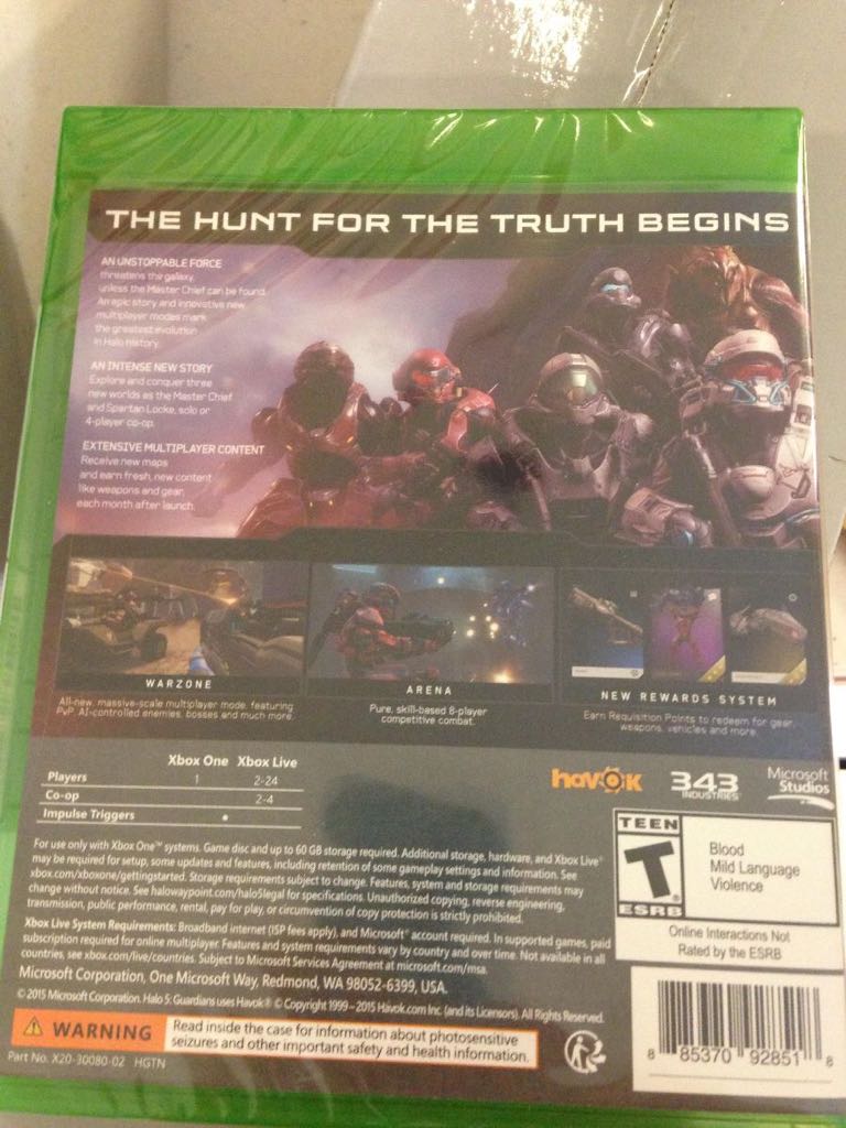 Halo 5 - Microsoft Xbox One (1-4) video game collectible - Main Image 2