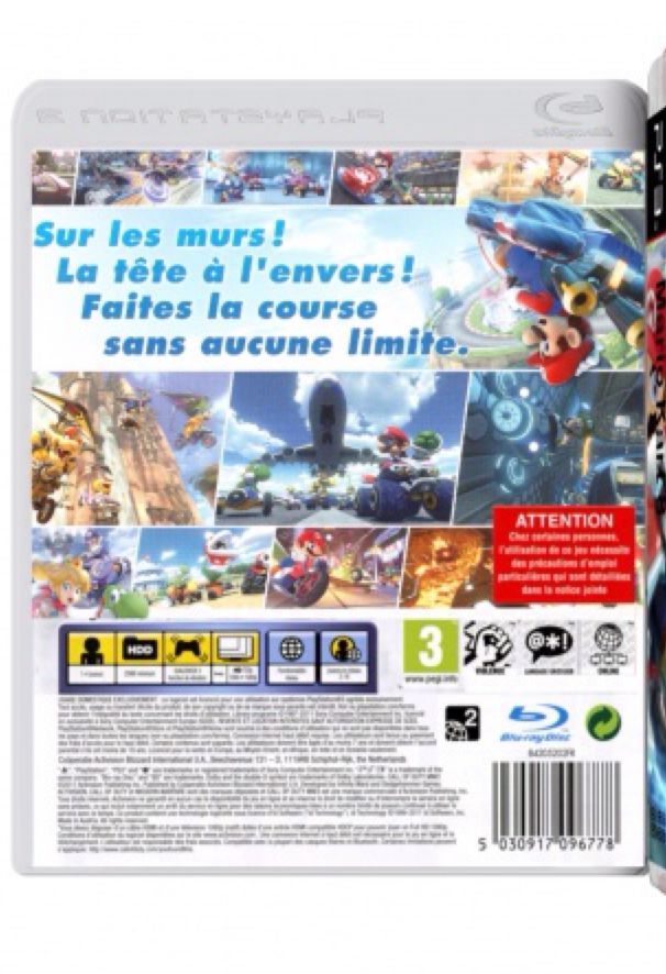 Mario Cart 8 - Sony PlayStation 3 (PS3) (Pubiliaher Name For Mario Cart 8 - 4) video game collectible - Main Image 2