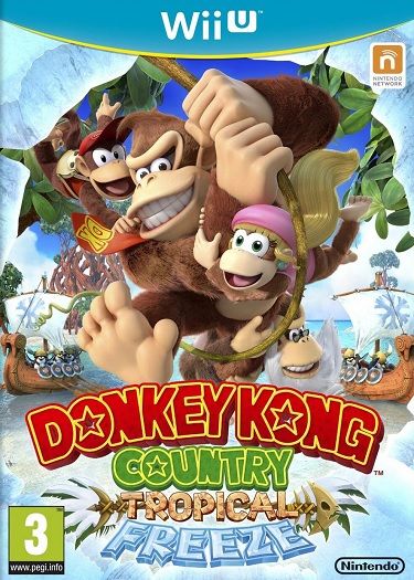 Donkey Kong Country Tropical Freeze - Nintendo Wii U video game collectible - Main Image 1