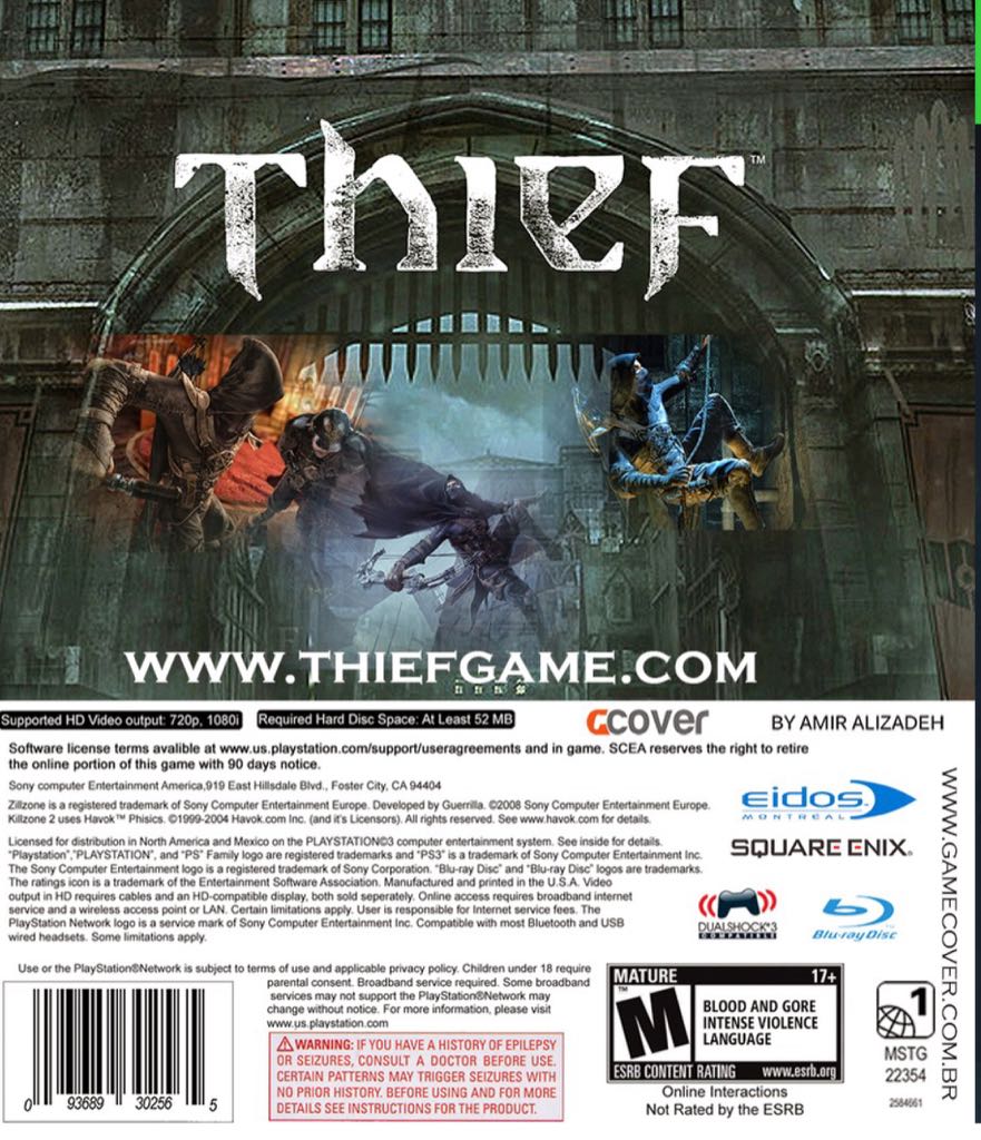 Thief - Microsoft Xbox One (Square Enix - 1) video game collectible [Barcode 5021290062146] - Main Image 2