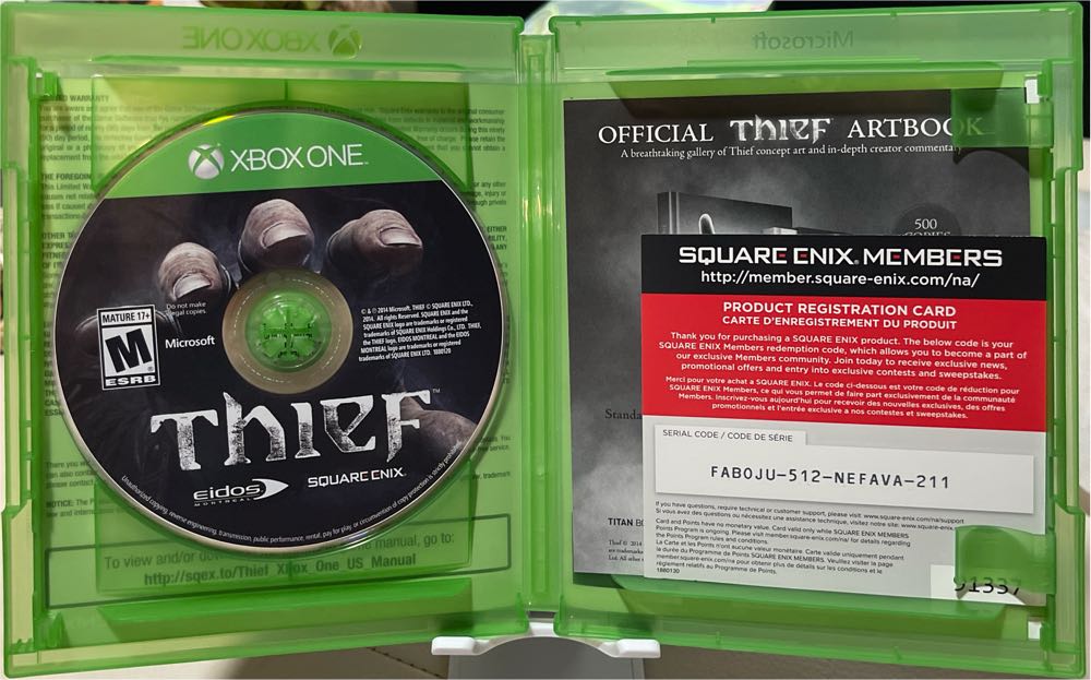 Thief - Microsoft Xbox One (Square Enix - 1) video game collectible [Barcode 662248913377] - Main Image 3