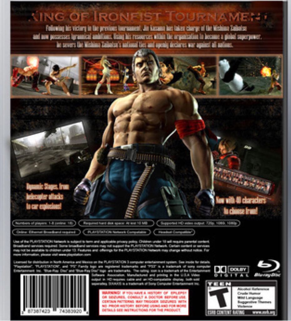Tekken Revolution - Sony PlayStation 3 (PS3) (Namco) video game collectible - Main Image 2