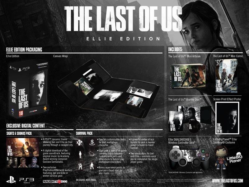 The Last of Us: Ellie Edition - Sony PlayStation 3 (PS3) (Sony Computer Entertainment Europe - 1) video game collectible [Barcode 711719230373] - Main Image 3