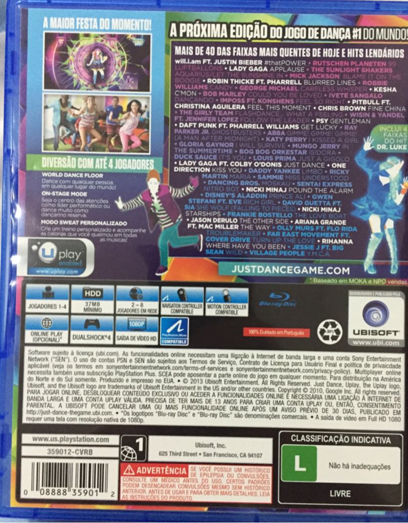 Just Dance 2014 - Sony PlayStation 4 (PS4) (Ubi Soft) video game collectible [Barcode 008888359012] - Main Image 2