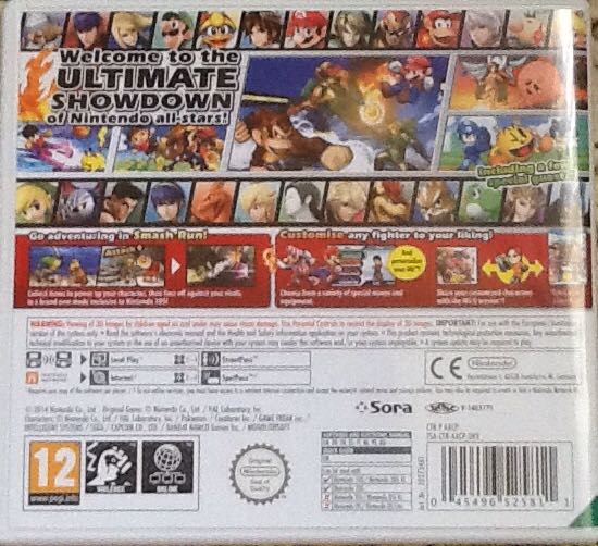 Super Smash Bros. - Nintendo 3DS (Nintendo - 1) video game collectible [Barcode 045496525811] - Main Image 2