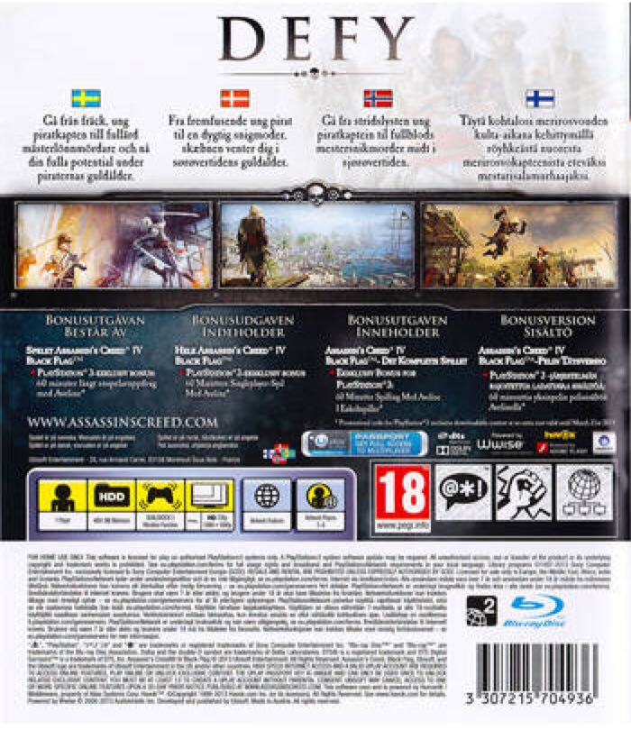 Assassin’s Creed IV: Black Flag - Sony PlayStation 3 (PS3) video game collectible [Barcode 3307215758847] - Main Image 2