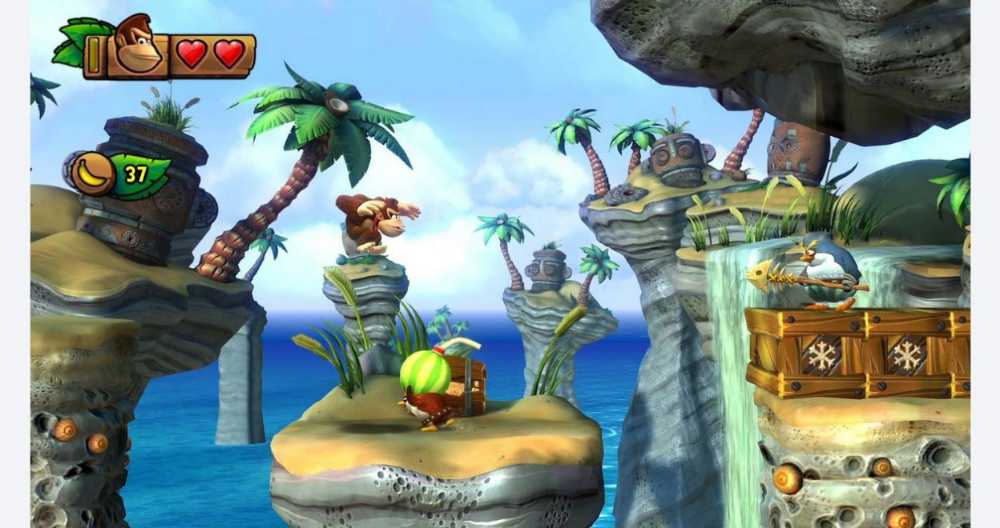 Donkey Kong Country: Tropical Freeze - Nintendo Switch (Nintendo - 1-2) video game collectible - Main Image 2