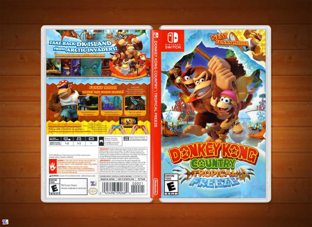 Donkey Kong Country: Tropical Freeze - Nintendo Switch (Nintendo - 1-2) video game collectible - Main Image 3
