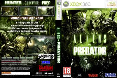 Aliens Vs Predators - Microsoft Xbox 360 video game collectible - Main Image 2
