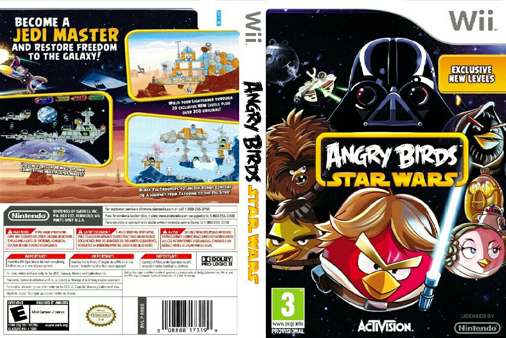 Angry Birds: Star Wars - Nintendo Wii (Activision - 1) video game collectible [Barcode 047875767867] - Main Image 2
