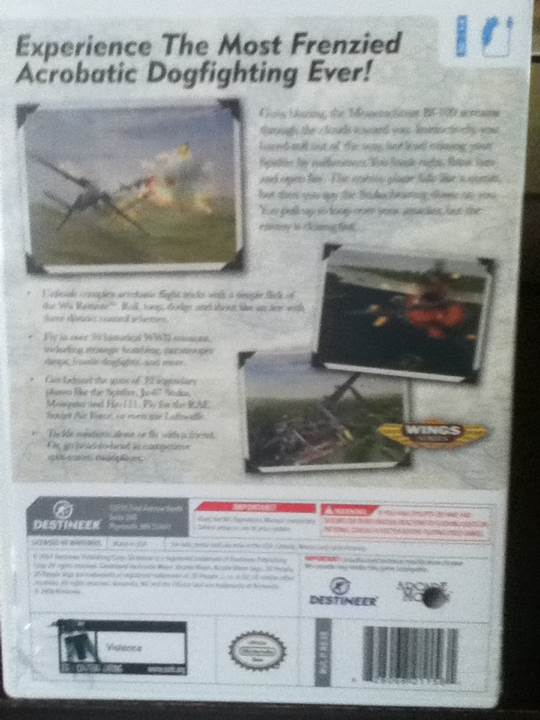 WW11 Aces - Nintendo Wii (Destineer) video game collectible - Main Image 2