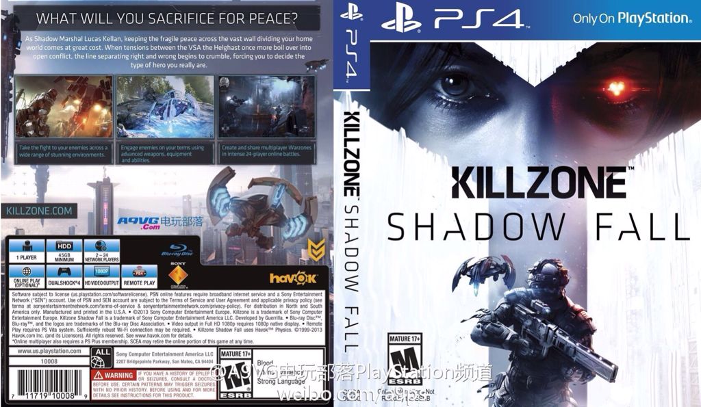 Killzone Shadow Fall - Sony PlayStation 4 (PS4) (Sony Entertainment) video game collectible - Main Image 2