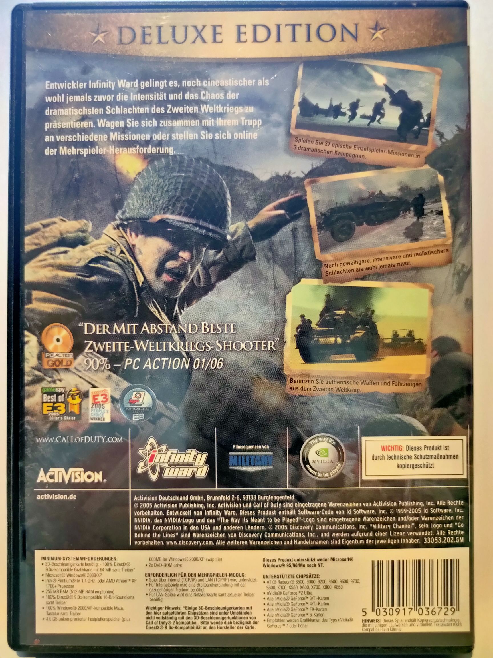 Call of Duty 2 - Deluxe Edition - PC video game collectible [Barcode 5030917036729] - Main Image 2