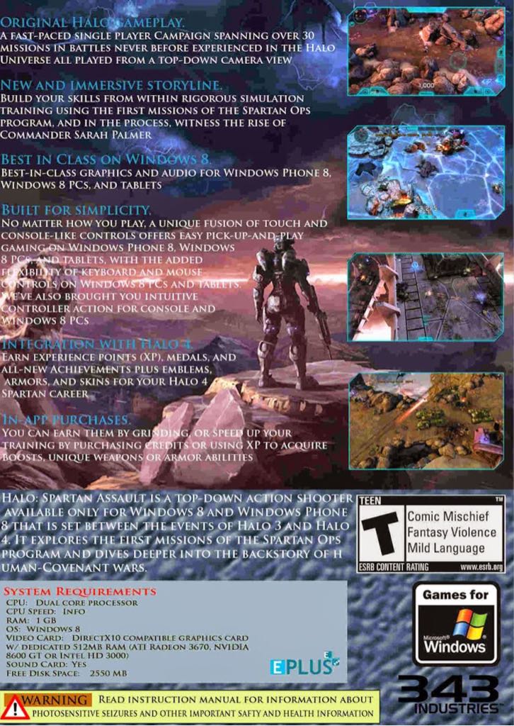 Halo: Spartan Assault - Microsoft Xbox One video game collectible - Main Image 2