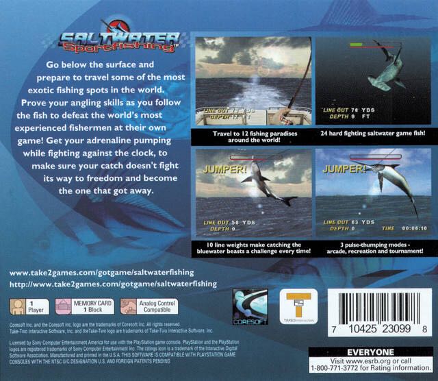 Saltwater Sportfishing - Sony PlayStation (Take-Two Interactive - 1) video game collectible [Barcode 5026555191135] - Main Image 2