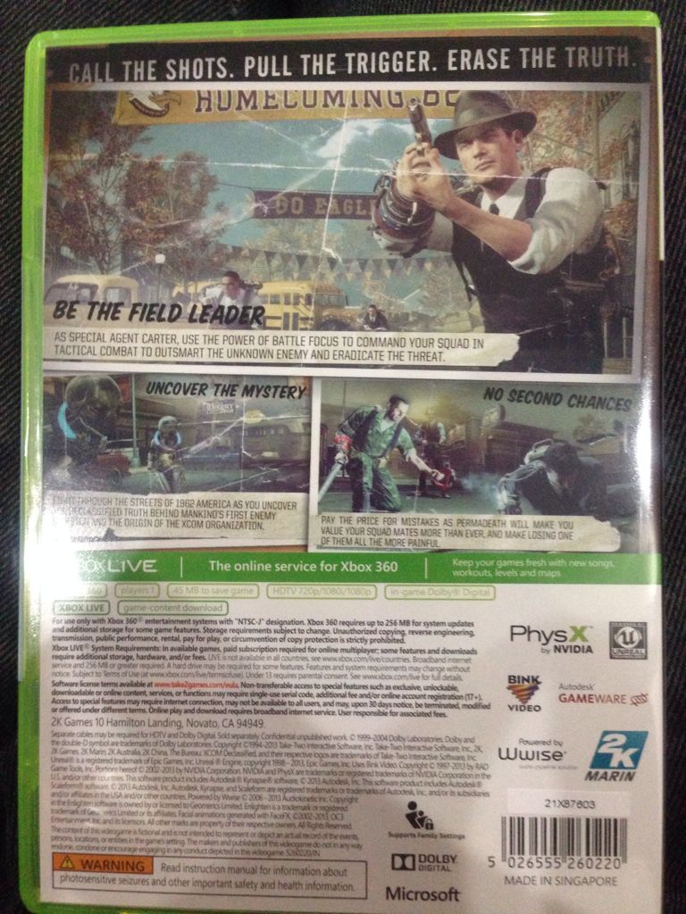 Bureau, The - Microsoft Xbox 360 (1) video game collectible [Barcode 5026555260220] - Main Image 2