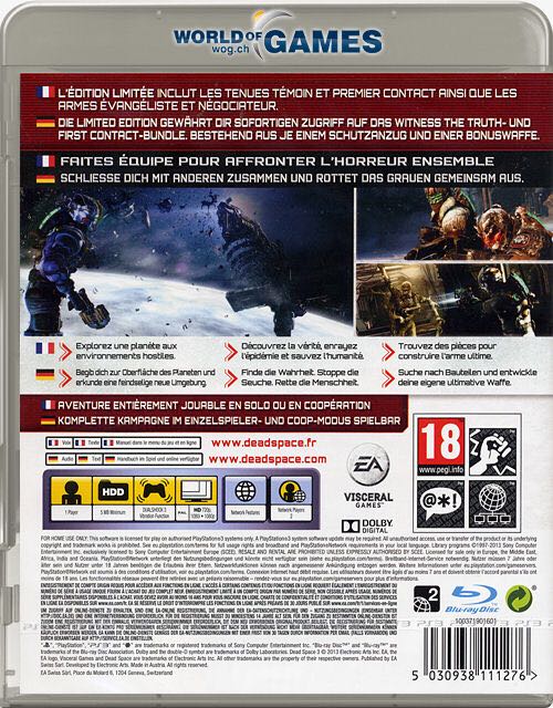 Dead Space 3 - Limited Edition - Sony PlayStation 3 (PS3) (Electronic Arts - 2) video game collectible [Barcode 5035223111269] - Main Image 2