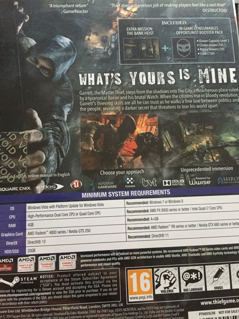 Theif - Epic Games video game collectible [Barcode 5021290059191] - Main Image 2